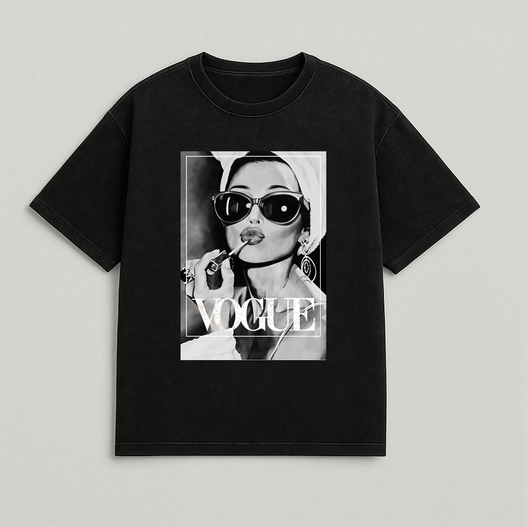 CAMISETA OVERSIZE ACID WASH MUJER