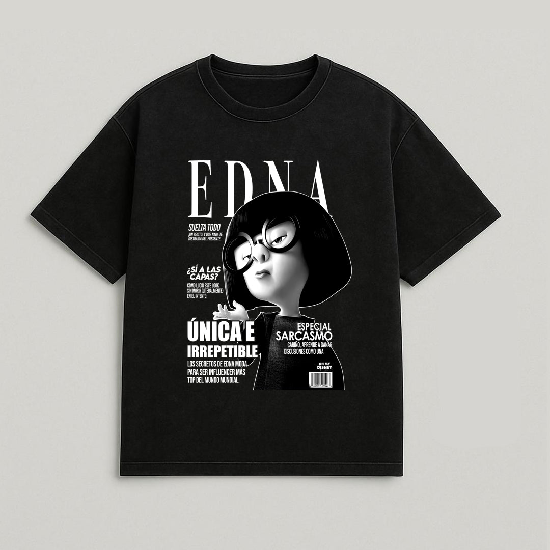 CAMISETA OVERSIZE ACID WASH EDNA