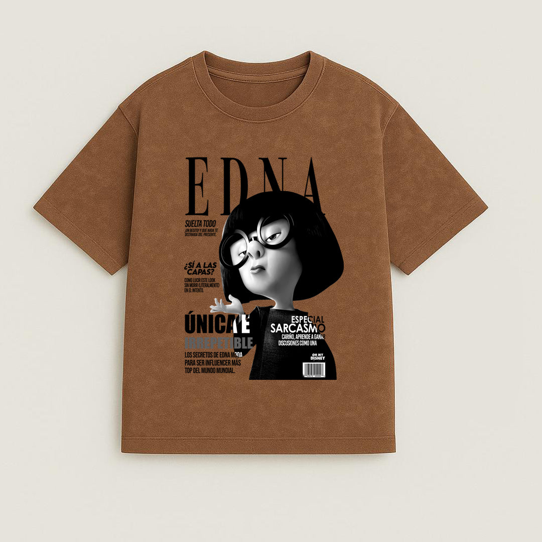 CAMISETA OVERSIZE ACID WASH EDNA