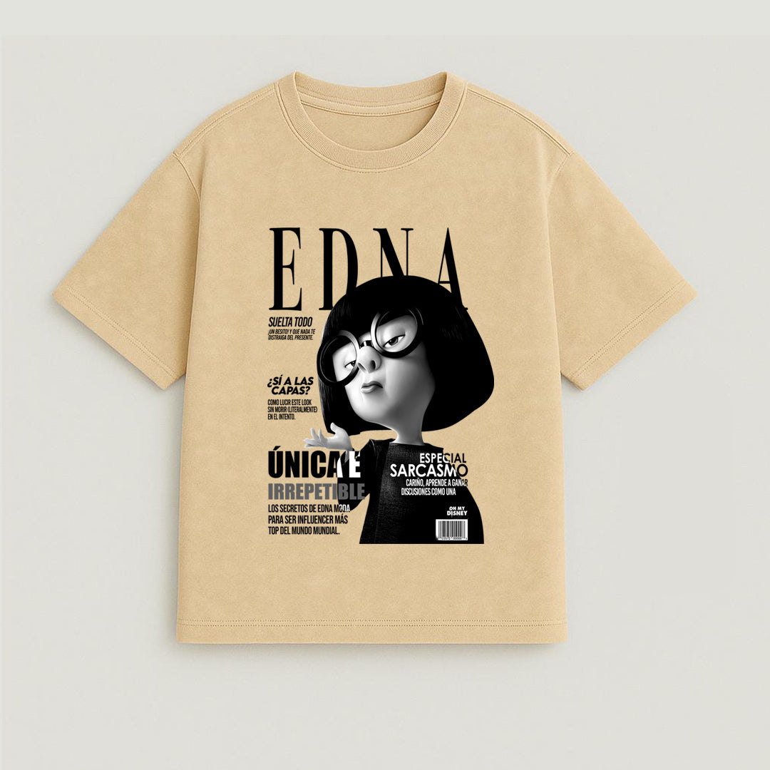 CAMISETA OVERSIZE ACID WASH EDNA