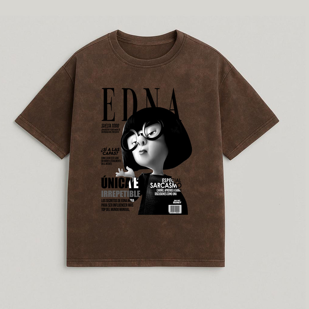 CAMISETA OVERSIZE ACID WASH EDNA