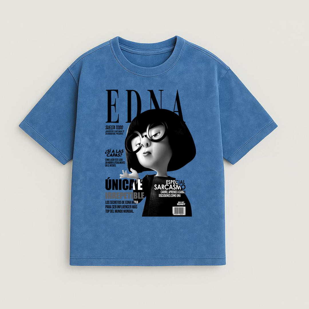 CAMISETA OVERSIZE ACID WASH EDNA