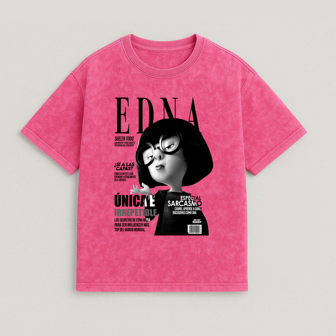 CAMISETA OVERSIZE ACID WASH EDNA