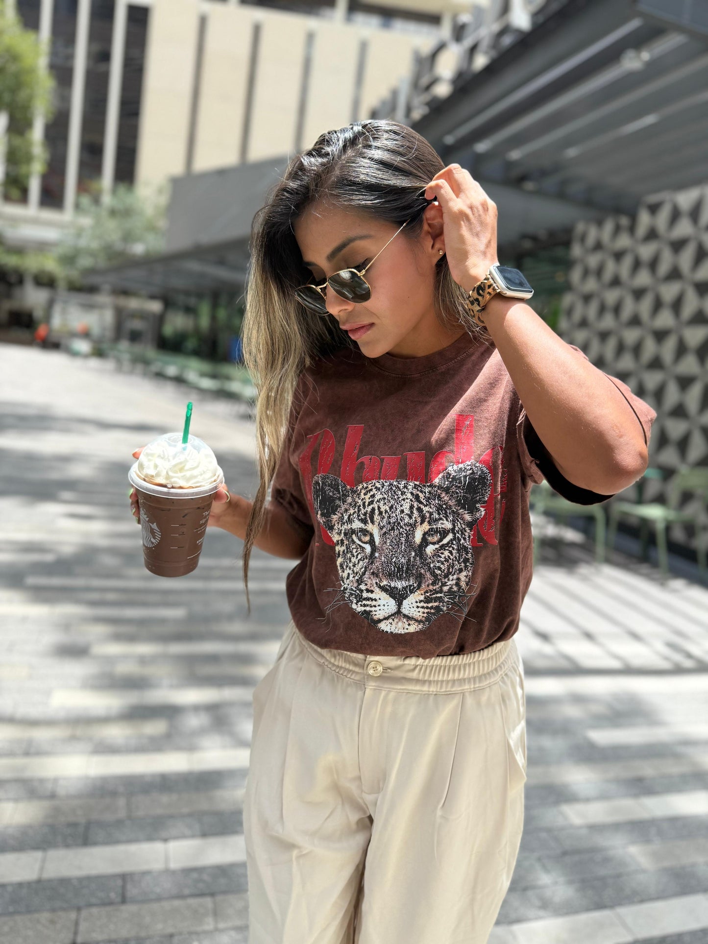 CAMISETA OVERSIZE ACID WASH JAGUAR