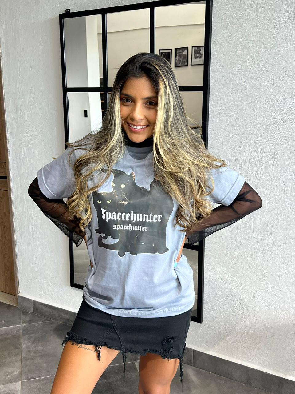 CAMISETA GATO SPACCEHUNTER