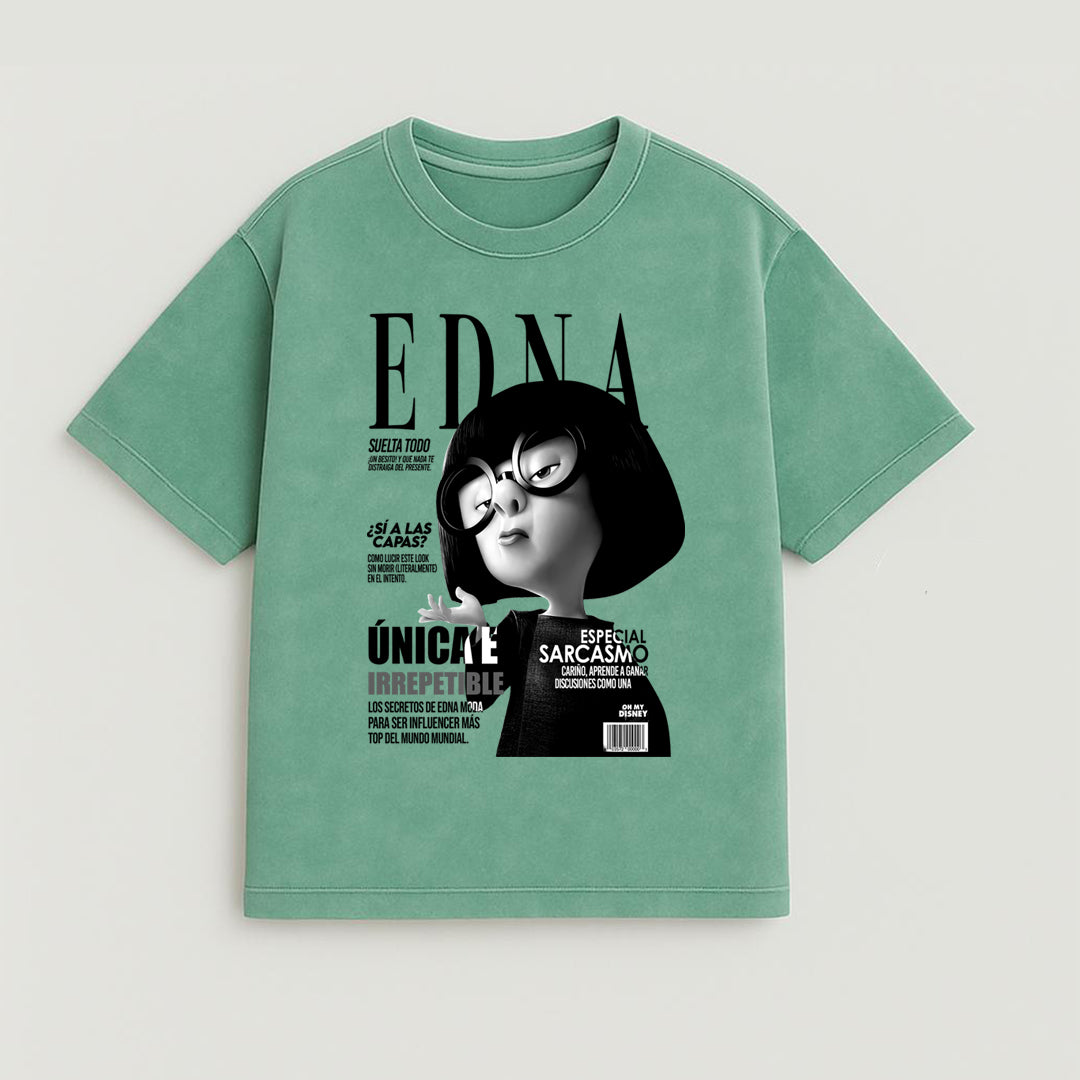 CAMISETA OVERSIZE ACID WASH EDNA